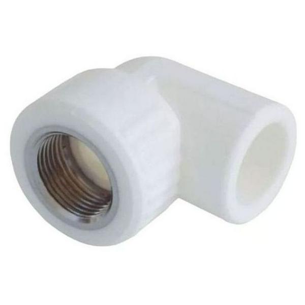 Угольник РОСТерм PPR комбинированная D25х1/2 ВР с креплением