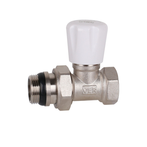 Клапан VIEIR регулировочный прямой с рез. уплотнением 1/2" (80/10) VR304