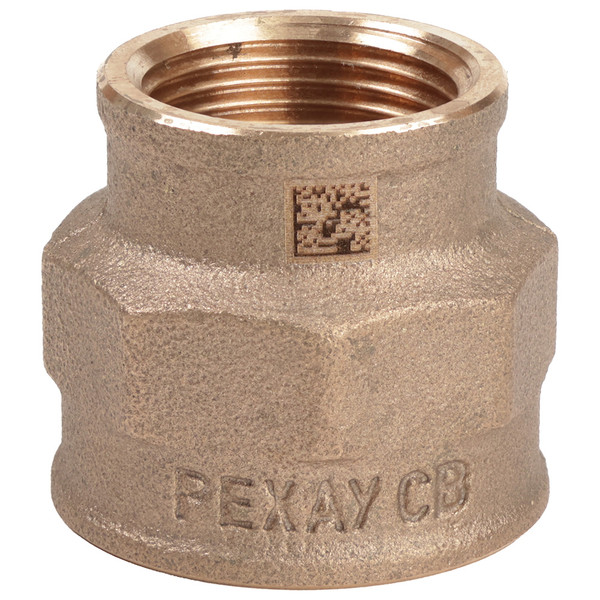 Муфта бронзовая РЕХАУ AURLINE редукционная Rp1" x Rp3/4", RX+