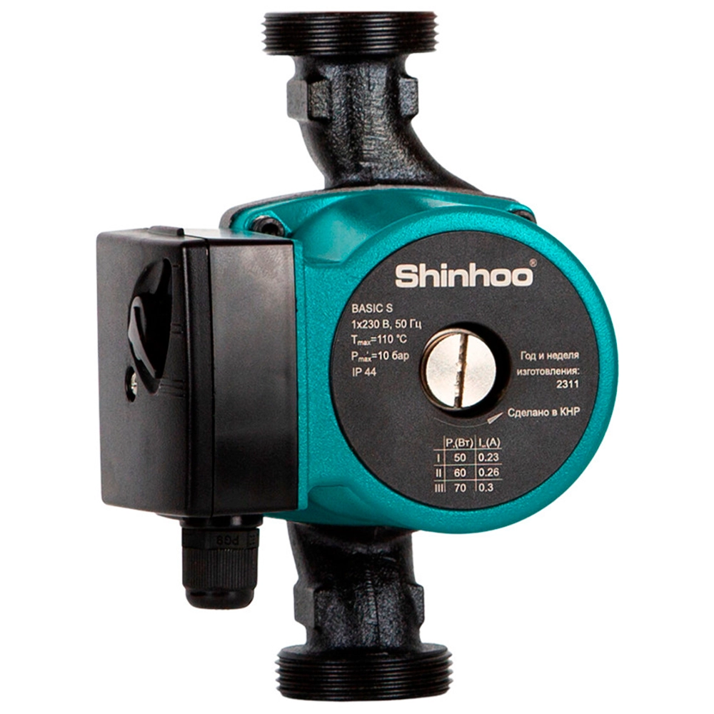 Изображение товара Циркуляционный насос Shinhoo BASIC S 32-6S 180 для систем отопления и кондиционирования Изображение товара Циркуляционный насос Shinhoo BASIC S 32-6S 180 для систем отопления и кондиционирования