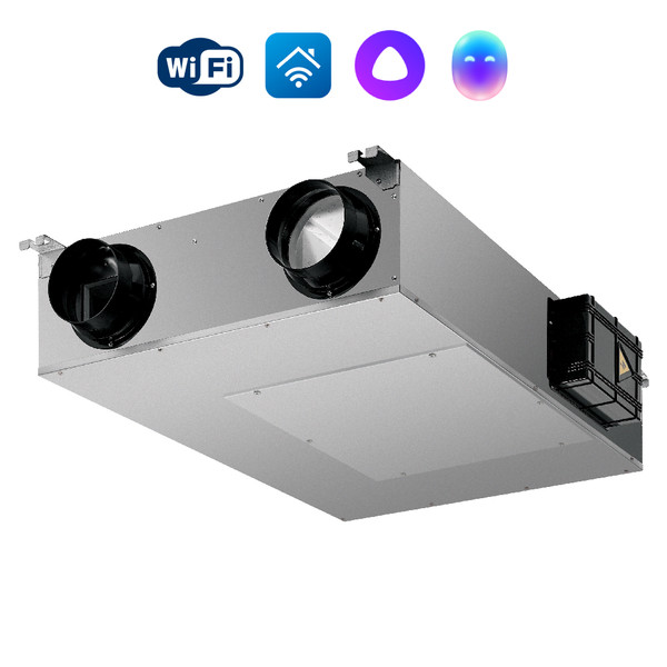 Комплект установка приточно-вытяжная Electrolux Universe ERVX-150 inv и фильтр-бокс карманный FBCr-P