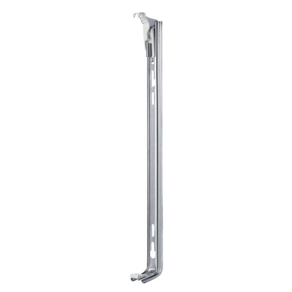 Кронштейн настенный рельсовый h500 RAL9016