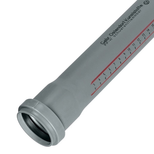 Труба Ostendorf 32х2000 мм HTEM внутр. кан. PPS серый