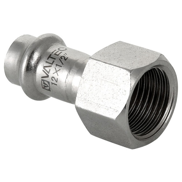 Соединитель из нержавеющей стали ВР 18х3/4 с внутренней резьбой Valtec, (VTi.902) (уп. 5 шт)