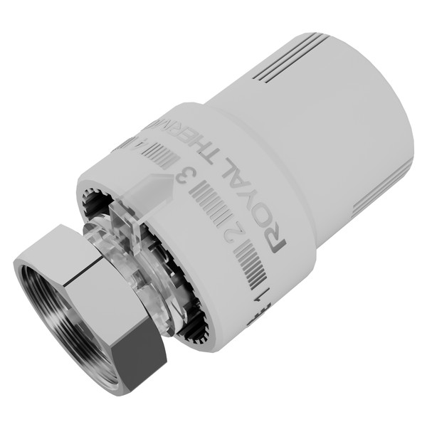 Термоголовка жидкостная Royal Thermo М30х1,5 (белый)