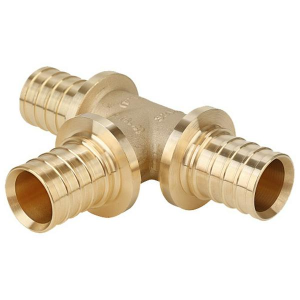 Тройник Gappo равнопроходной латунный 25