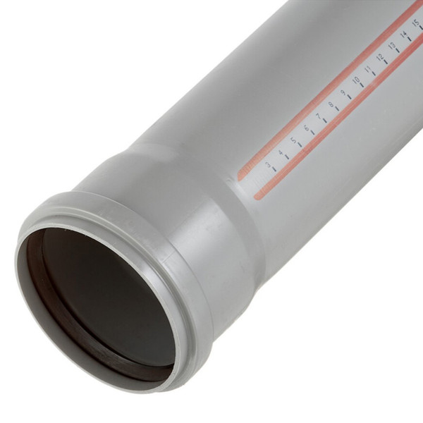 Труба Ostendorf 90х3000мм HTEM ВК PPS серый