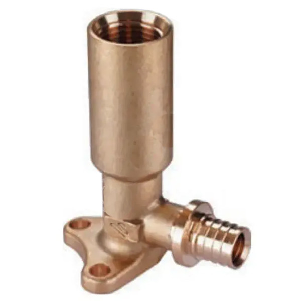 Водорозетка аксиальная для труб из сшитого полиэтилена Usystems под планку XXL 20-Rp1/2"ВР L-82мм