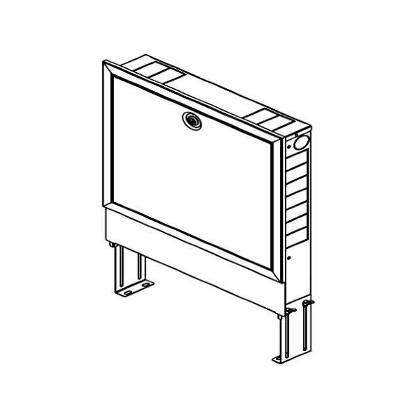 Шкаф REHAU коллекторный встраиваемый тип UP 75/950, белый