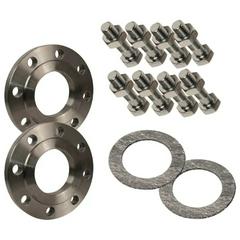 Изображение товара Комплект ответных фланцев LD Ду 65 Ру16 из стали 20 с прокладками и крепежем