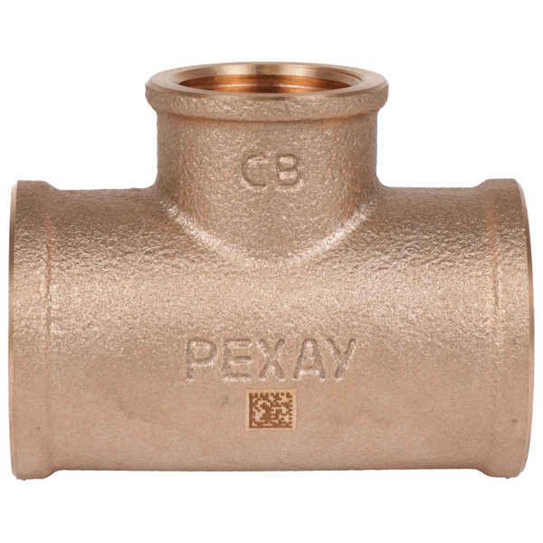 Тройник бронзовый РЕХАУ AURLINE редукционный Rp1" x Rp3/4" x Rp1", RX+