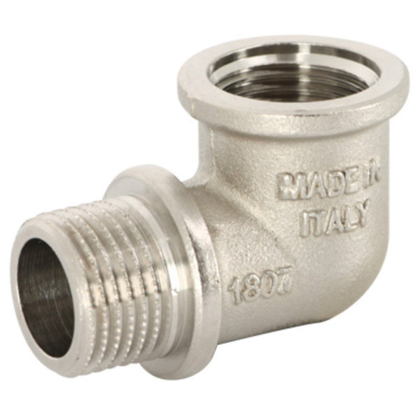 Угол Uni-Fitt НВ 3/4" с упором, никелированный