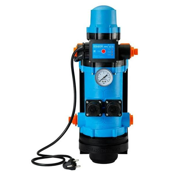 Насос-автомат Джилекс "Комфорт Про" 60/30 напор 25 м, расход 60 л/мин, 0,6 кВт (Россия) 4002