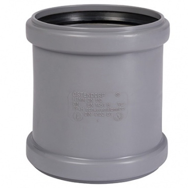 Муфта Ostendorf 110 мм двойная HTMM Внутр.кан. PPS серый