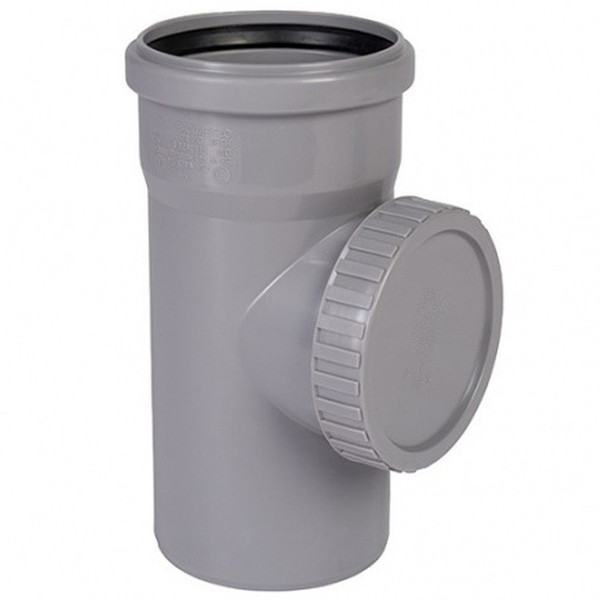 Ревизия Ostendorf 50 мм HTRE Внутр.кан. PPS серый