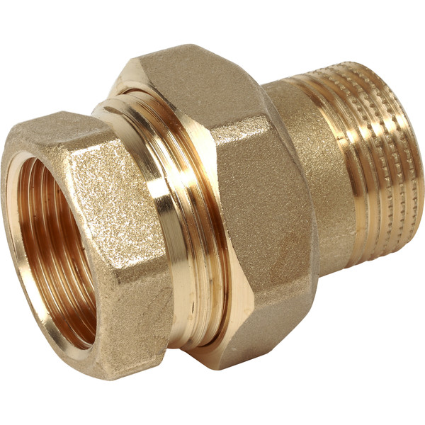 Сгон прямой Giacomini НГ, 3/4", нехромированный, R18Y004