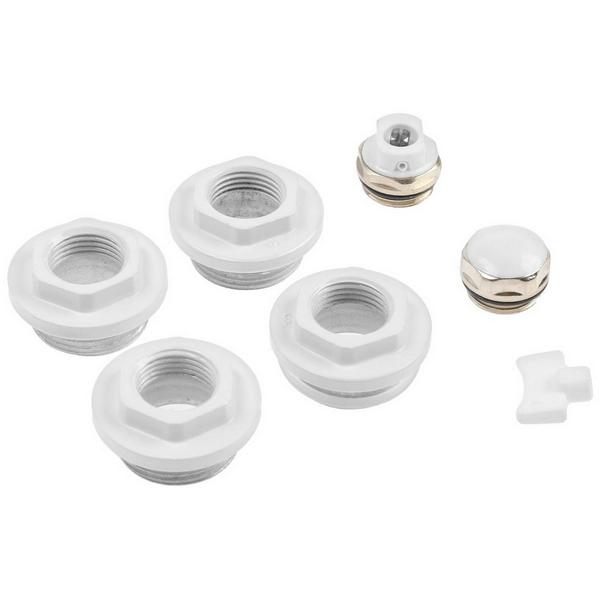 Комплект для радиатора 1/2" семь предметов (без кронштейнов) Арт.33E1/2
