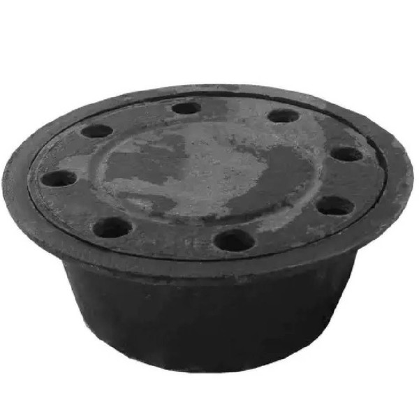 Трап Аквапромлит чугун вертикальный круглый с чугунной решеткой Ду50 ТУ BY 691322780.002-2020