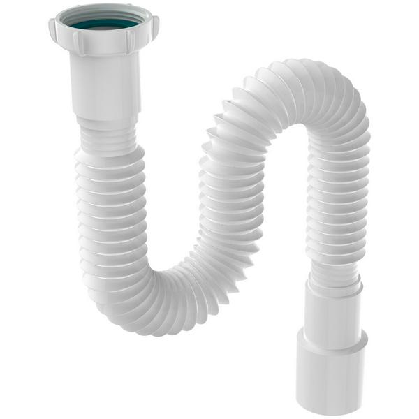 Труба гибкая "Aquant" 1 1/2"х40/50 белая (T103-85-MR)