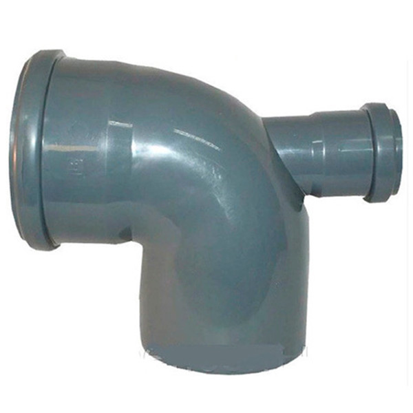 Отвод 90гр. 110/50 комб. с доп. входом с тыла, соединение раструбное