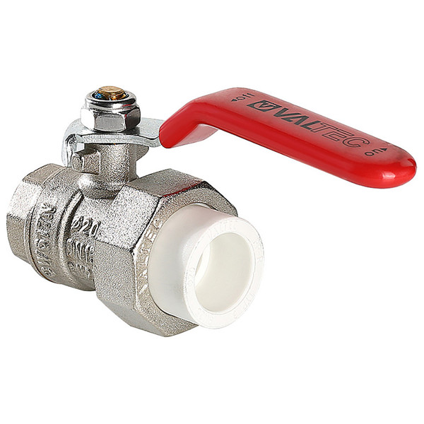 Кран шаровый под полипропилен "рычаг" ВР внутренняя резьба 25*3/4" (Valtec VT.742) уп 6 шт