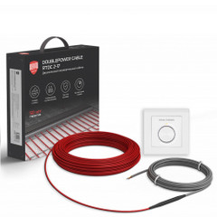 Изображение товара Кабель нагревательный Royal Thermo RTDC 2-17-1000 (ккомплект с терморегулятором RTO-16)