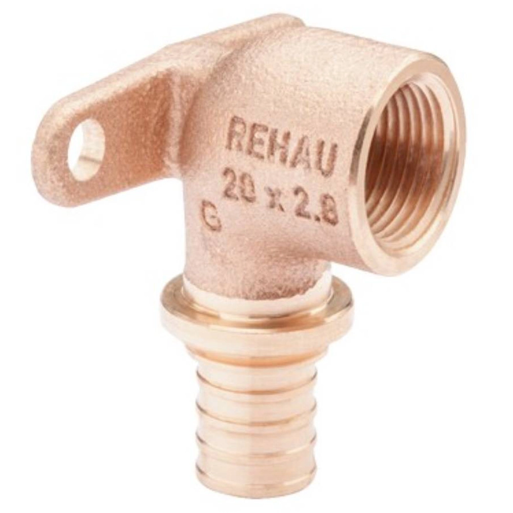 Изображение товара Угольник REHAU настенный ВР 20-1/2" короткий RX+ , бронза Изображение товара Угольник REHAU настенный ВР 20-1/2" короткий RX+ , бронза