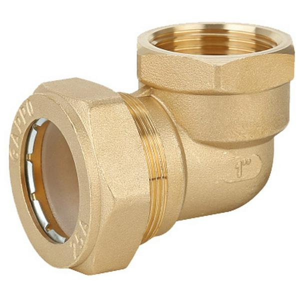 Угольник Gappo обжимной с внутренней резьбой 15 х 1/2"