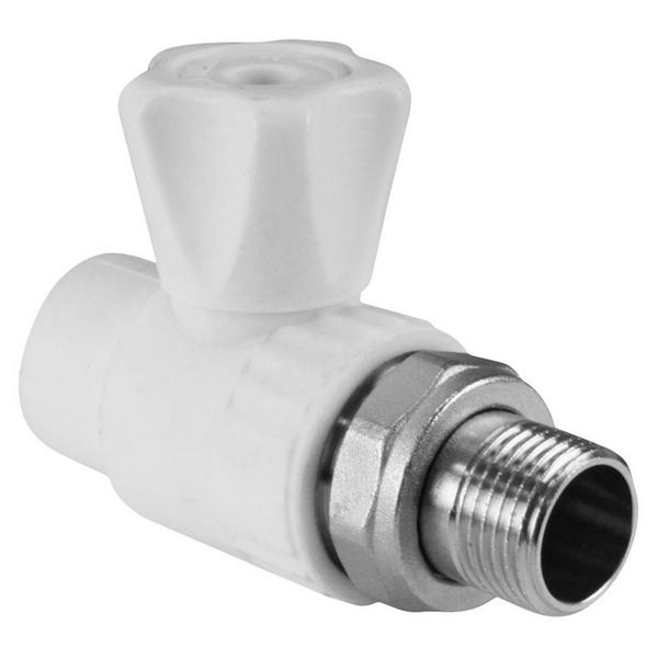 Кран шаровой для радиатора прямой 25 х 1/2" (50/10) VALFEX