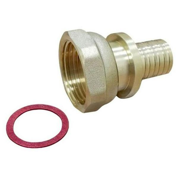 Муфта VARMEGA Slide-fit переходная (переходник) с накидн. гайкой, 16х3/4", латунь, VM51812