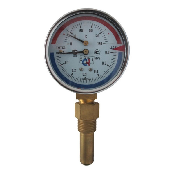 Термоманометр Росма ТМТБ-31Р.1 Дк80 150С 0-1,0МПа L46 рад