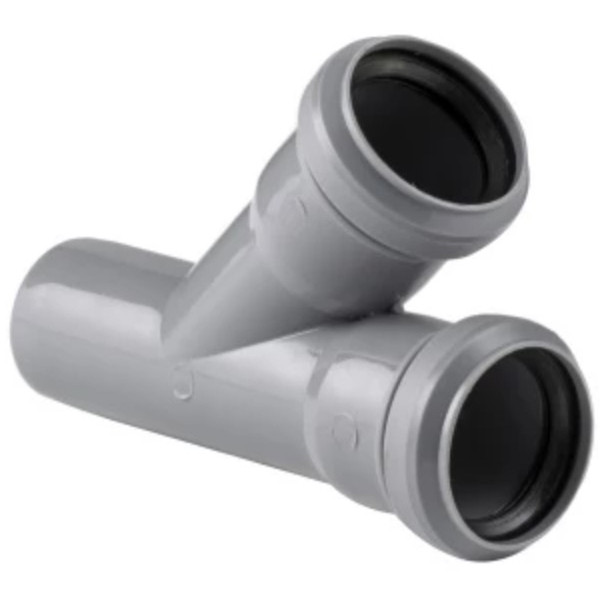 Тройник сер 40/40х45 ВК, РТП (40)