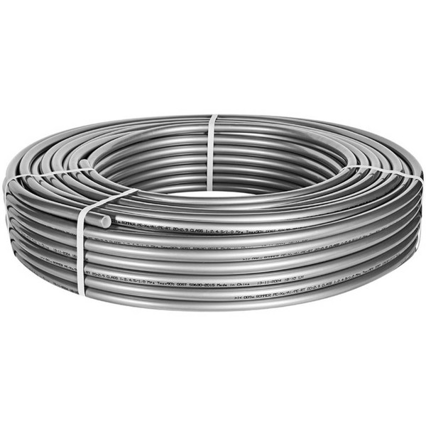 Труба ROMMER PE-Xa/Al/PE-RT 20х2,9 серый (100)