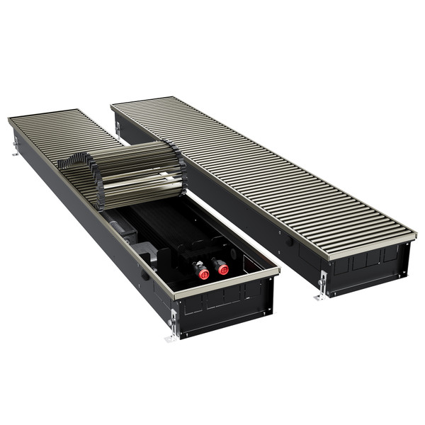 Конвектор внутрипольный Royal Thermo ATRIUM TURBO-110/250/2800-DG-U-LB