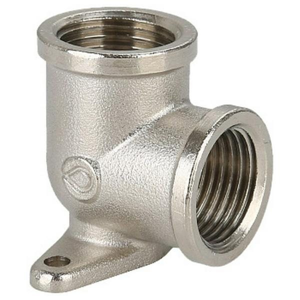 Угольник Gappo с креплением ВР-ВР никелированный 1/2"