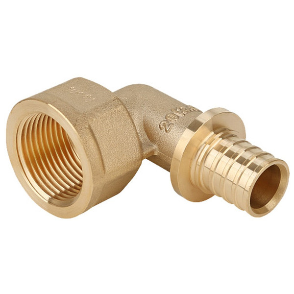 Угольник-переходник Gappo с внутренней резьбой, латунный 25-Rp 1" (1/10) , арт. G1311.2506