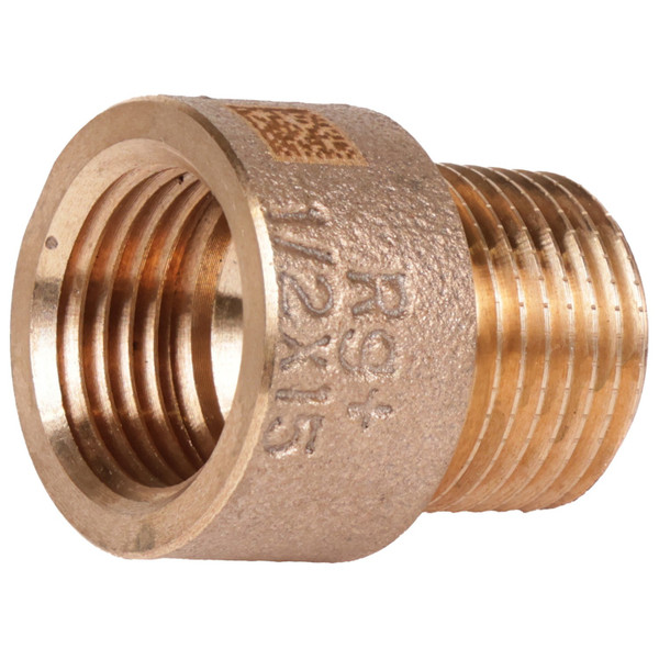Удлинитель бронзовый РЕХАУ AURLINE R1/2" x Rp1/2" x 15 мм, RX+