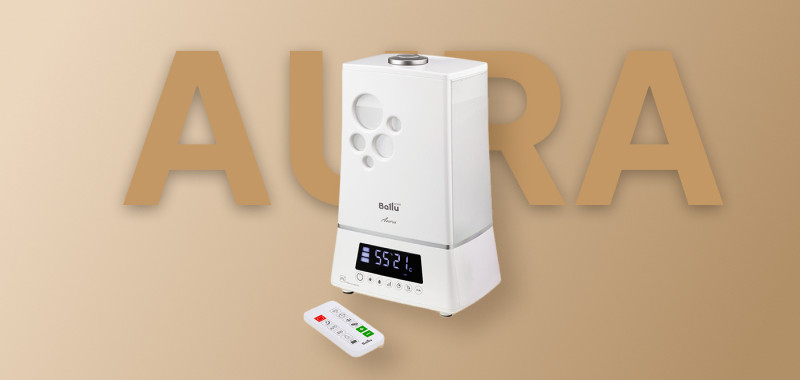 Новинка 2020 года. Увлажнители Ballu Aura