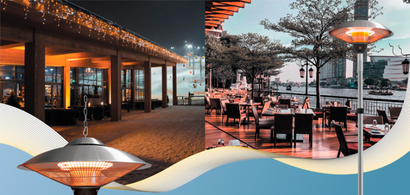 Представляем новинку: уличные инфракрасные обогреватели серии Carbon