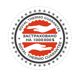 Вся продукция Royal Thermo застрахована на $1 млн