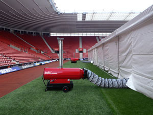 Теплогенераторы Ballu-Biemmedue для эффективного обогрева. Серия EC