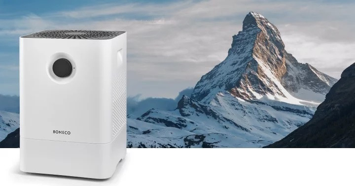 BONECO W200: черно-белая классика с инновационной системой увлажнения и очищения воздуха